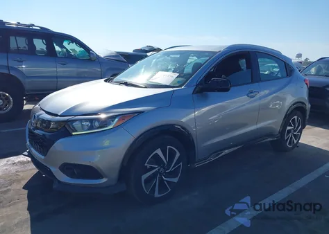 2019 Honda Hr-V Sport z USA, uszkodzony, nr VIN 3CZRU6H16KG707608